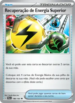 Recuperação de Energia Superior – Carta Pokémon TCG