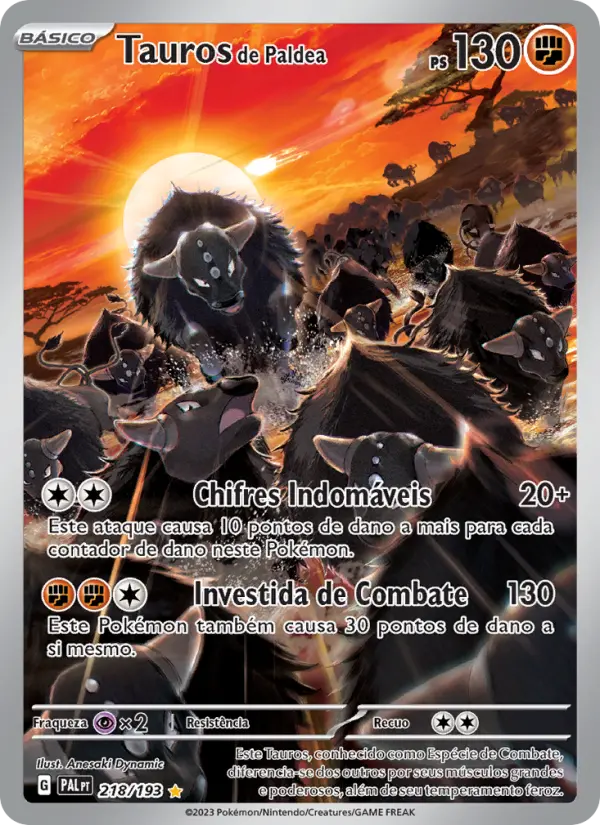 Tauros de Paldea – Pokémon TCG