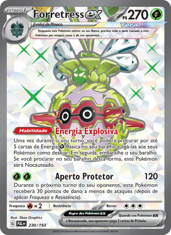 Forretress ex – Pokémon TCG