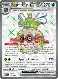 Forretress ex – Carta Pokémon TCG