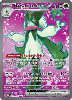 Meowscarada ex – Carta Pokémon TCG