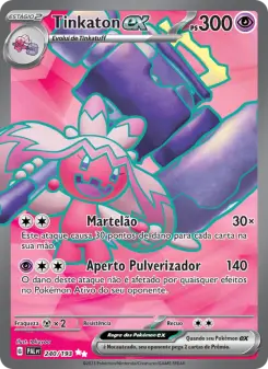Tinkaton ex – Carta Pokémon TCG