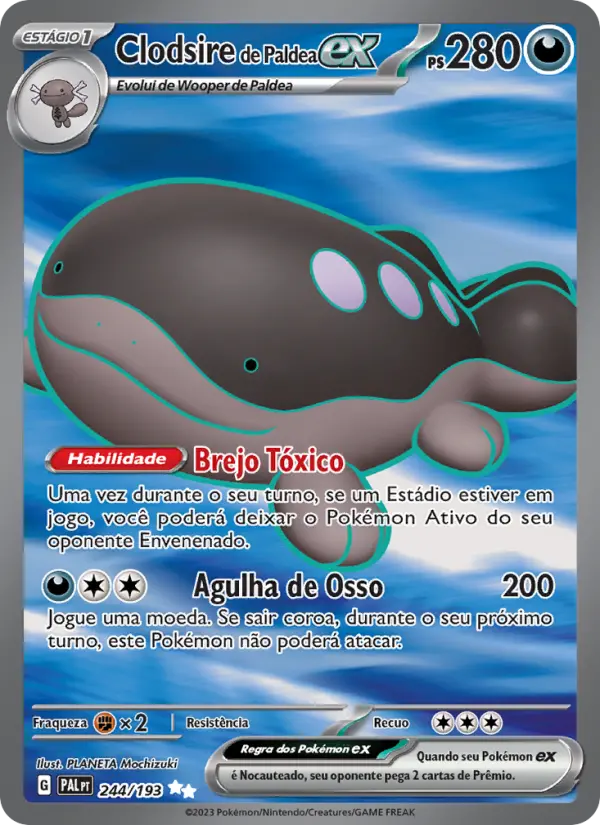 Clodsire de Paldea ex – Pokémon TCG