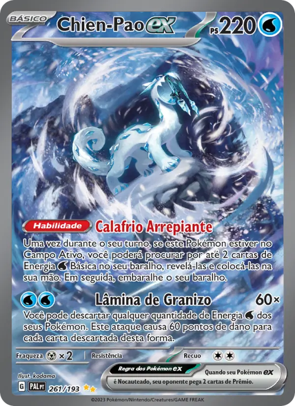 Chien-Pao ex – Pokémon TCG