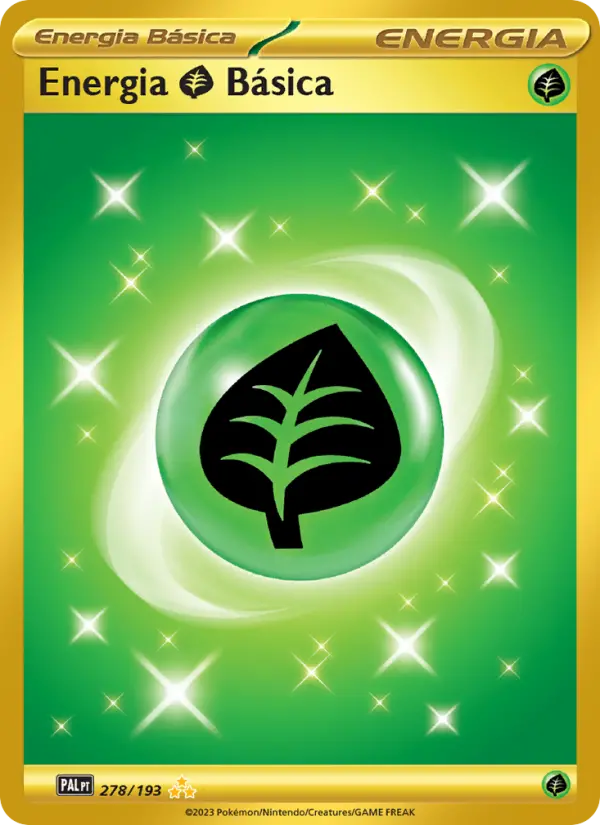 Energia Grass Básica – Pokémon TCG