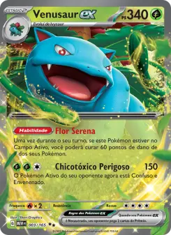Venusaur ex – Carta Pokémon TCG
