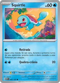 Squirtle – Carta Pokémon TCG