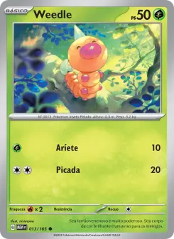 Weedle – Carta Pokémon TCG