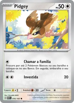 Pidgey – Carta Pokémon TCG