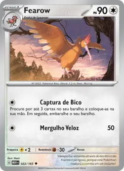 Fearow – Carta Pokémon TCG