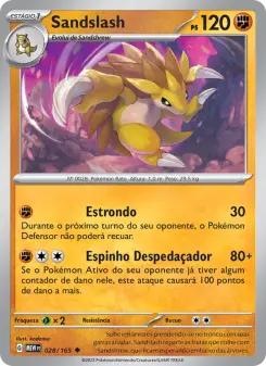 Sandslash – Carta Pokémon TCG