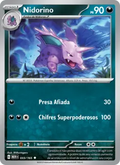 Nidorino – Carta Pokémon TCG