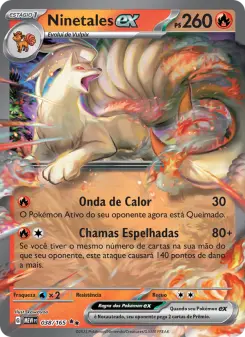 Ninetales ex – Carta Pokémon TCG