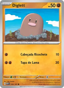 Diglett – Carta Pokémon TCG