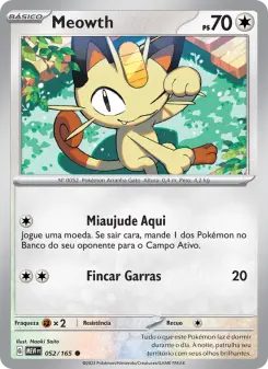 Meowth – Carta Pokémon TCG