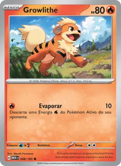 Growlithe – Carta Pokémon TCG