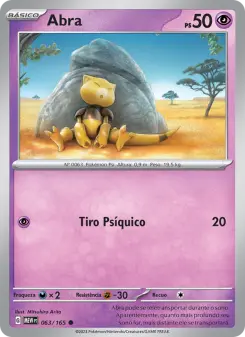 Abra – Carta Pokémon TCG