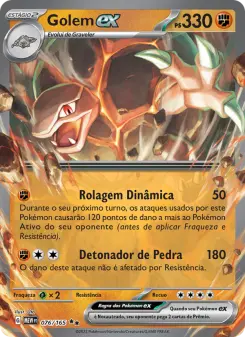 Golem ex – Carta Pokémon TCG