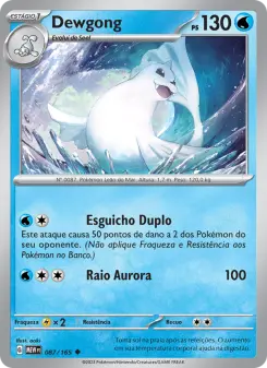 Dewgong – Carta Pokémon TCG