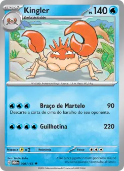 Kingler – Carta Pokémon TCG