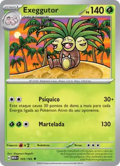 Exeggutor – Carta Pokémon TCG