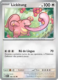Lickitung – Carta Pokémon TCG