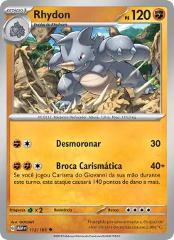 Rhydon – Carta Pokémon TCG