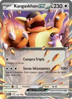 Kangaskhan ex – Carta Pokémon TCG