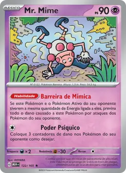 Mr. Mime – Carta Pokémon TCG