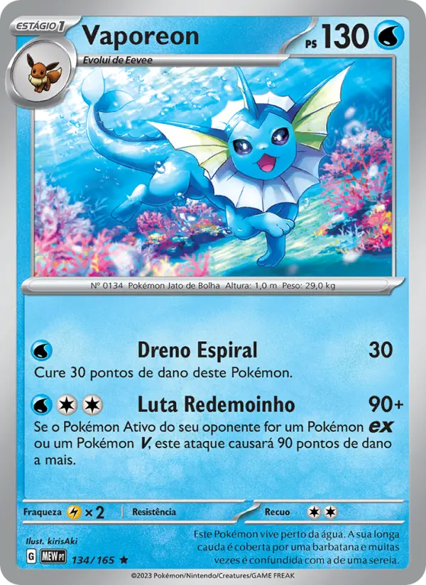 Vaporeon – Pokémon TCG