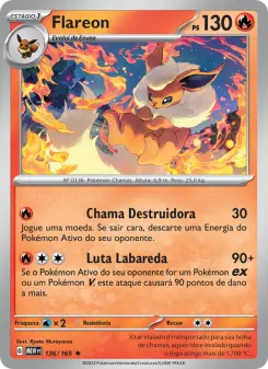 Flareon – Carta Pokémon TCG
