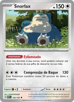 Snorlax – Carta Pokémon TCG