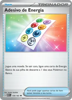 Adesivo de Energia – Carta Pokémon TCG