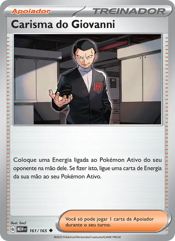 Carisma do Giovanni – Pokémon TCG