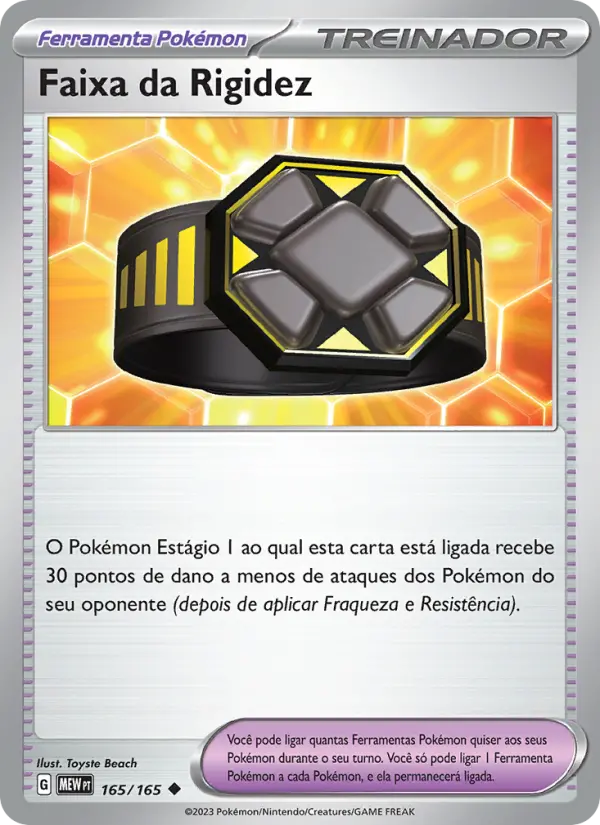 Faixa da Rigidez – Pokémon TCG