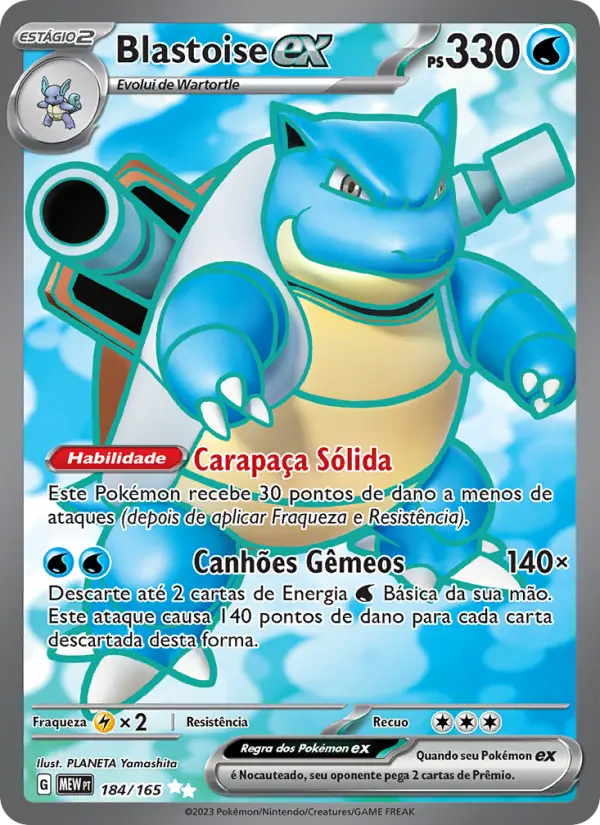 Blastoise ex – Pokémon TCG