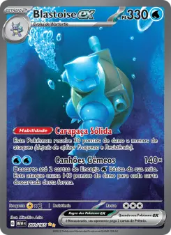 Blastoise ex – Carta Pokémon TCG
