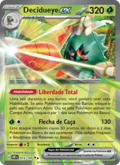 Decidueye ex – Carta Pokémon TCG
