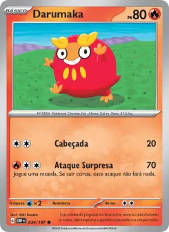 Darumaka – Carta Pokémon TCG