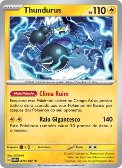 Thundurus – Carta Pokémon TCG