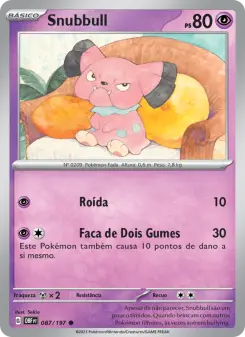 Snubbull – Carta Pokémon TCG