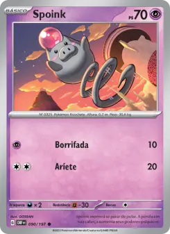 Spoink – Carta Pokémon TCG