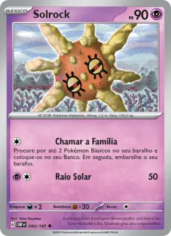 Solrock – Carta Pokémon TCG