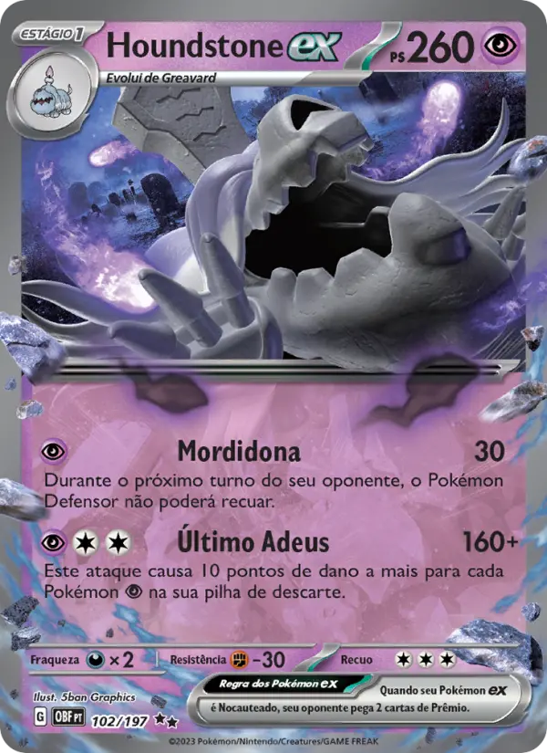 Houndstone ex – Pokémon TCG
