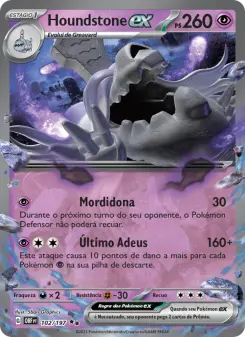 Houndstone ex – Carta Pokémon TCG