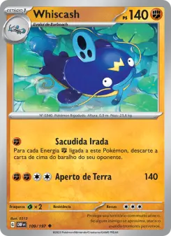 Whiscash – Carta Pokémon TCG