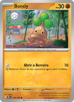 Bonsly – Carta Pokémon TCG