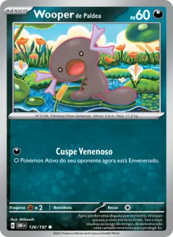 Wooper de Paldea – Carta Pokémon TCG