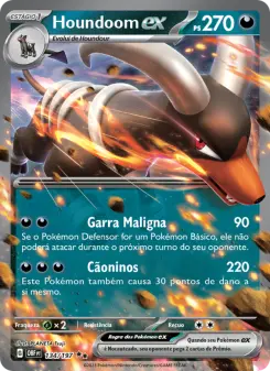 Houndoom ex – Carta Pokémon TCG