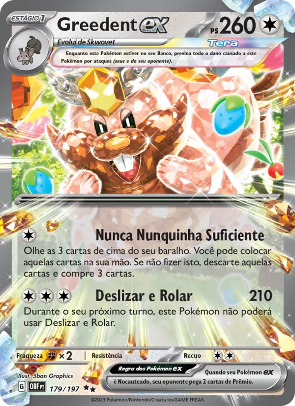 Greedent ex – Pokémon TCG